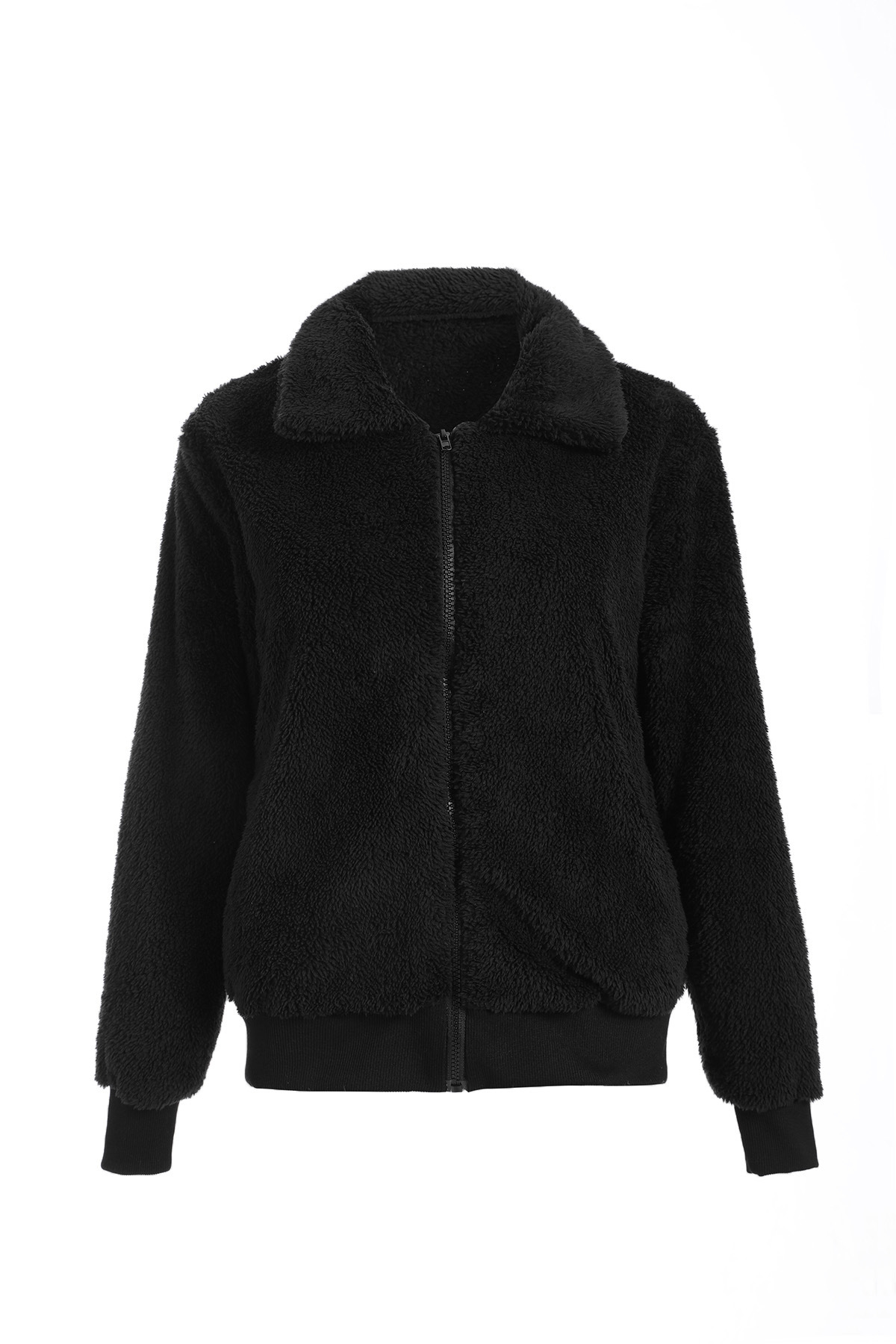 Women's Clothing Warm Velvet Teddy, Women's Woolen Coat Tops_voghion.com