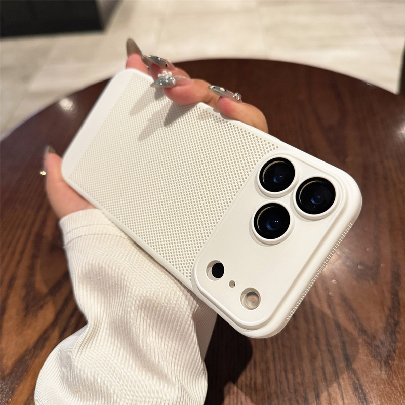适用iPhone17PROMAX肤感散热手机壳苹果16全包镜头膜防摔保护套15|undefined