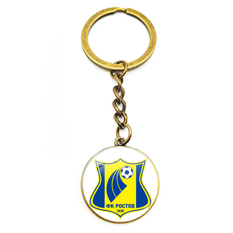 Serie A La Liga Bundesliga Premier League Ligue 1 Equipo de fútbol Emblema Tiempo Gema Llavero Colgante de coche Producción del equipo