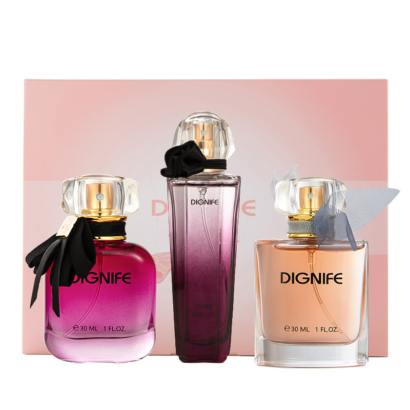 Li Fei, la ciudad belleza perfume de tres piezas, perfumes duraderos, fragancia fresca, estudiantes, caja de regalo de nicho al por mayor image 5