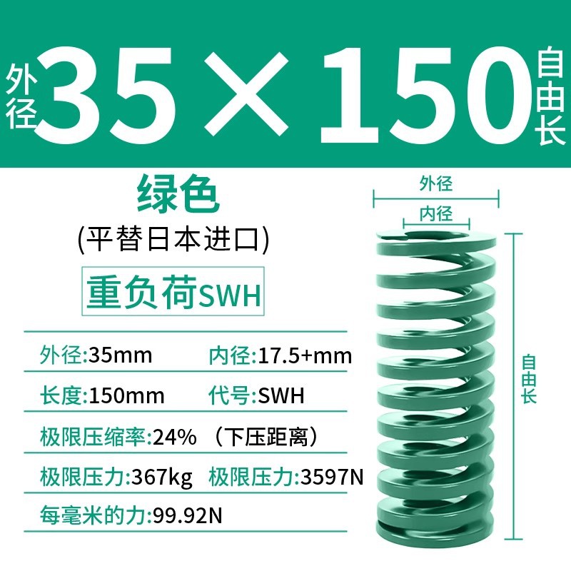 합금강 녹색 35×150