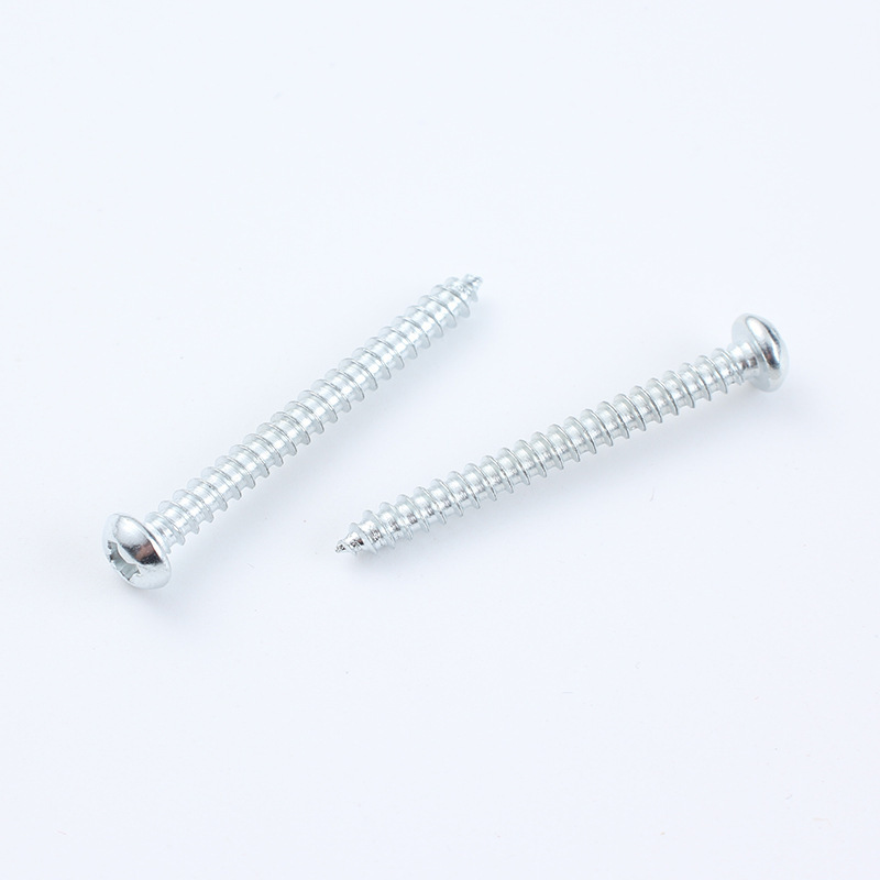 Factory supply extended self-tapping screws Phillips semi-round head furniture electrical screws can be galvanized Factory supply extended self-tapping screws Phillips semi-round head furniture electrical screws can be galvanized
