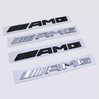Подходит для Mercedes-Benz модифицированного AMG словесного знака C-класса E-класса S-класса A-класса GLE/GLS/GLCGLK автомобильная наклейка AMG задний знак автомобиля