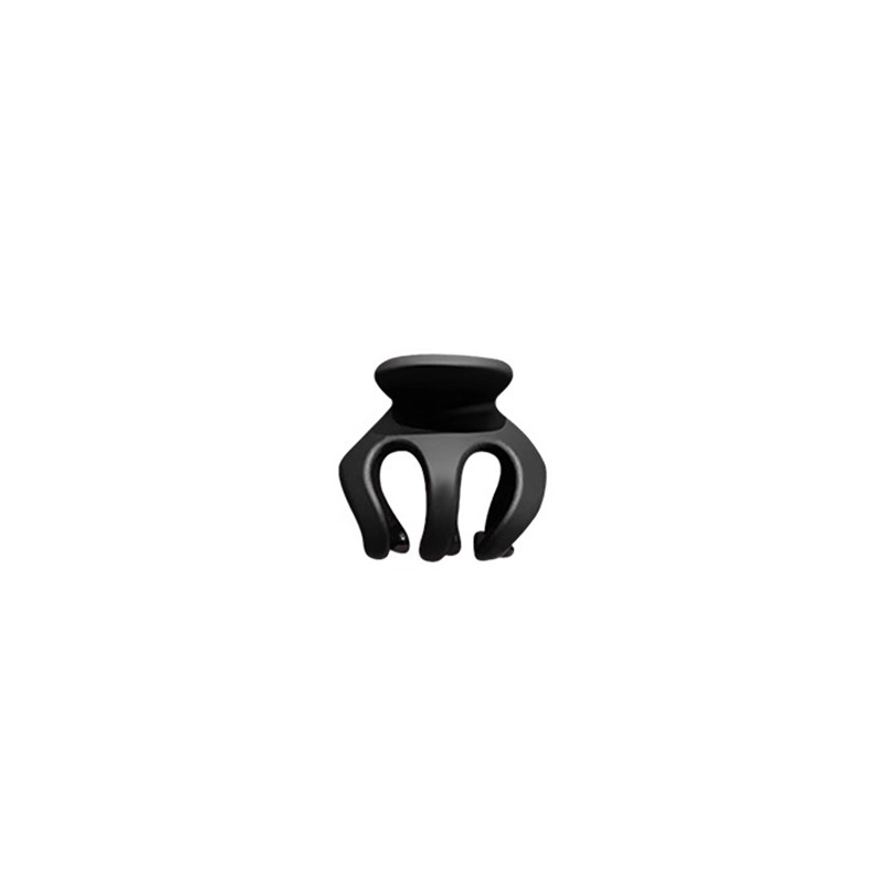 Clip de calabaza cabeza de princesa alta cola de caballo clip de garra fijo cráneo superior artefacto horquilla hembra cabeza trasera clip tocado cabeza de bola