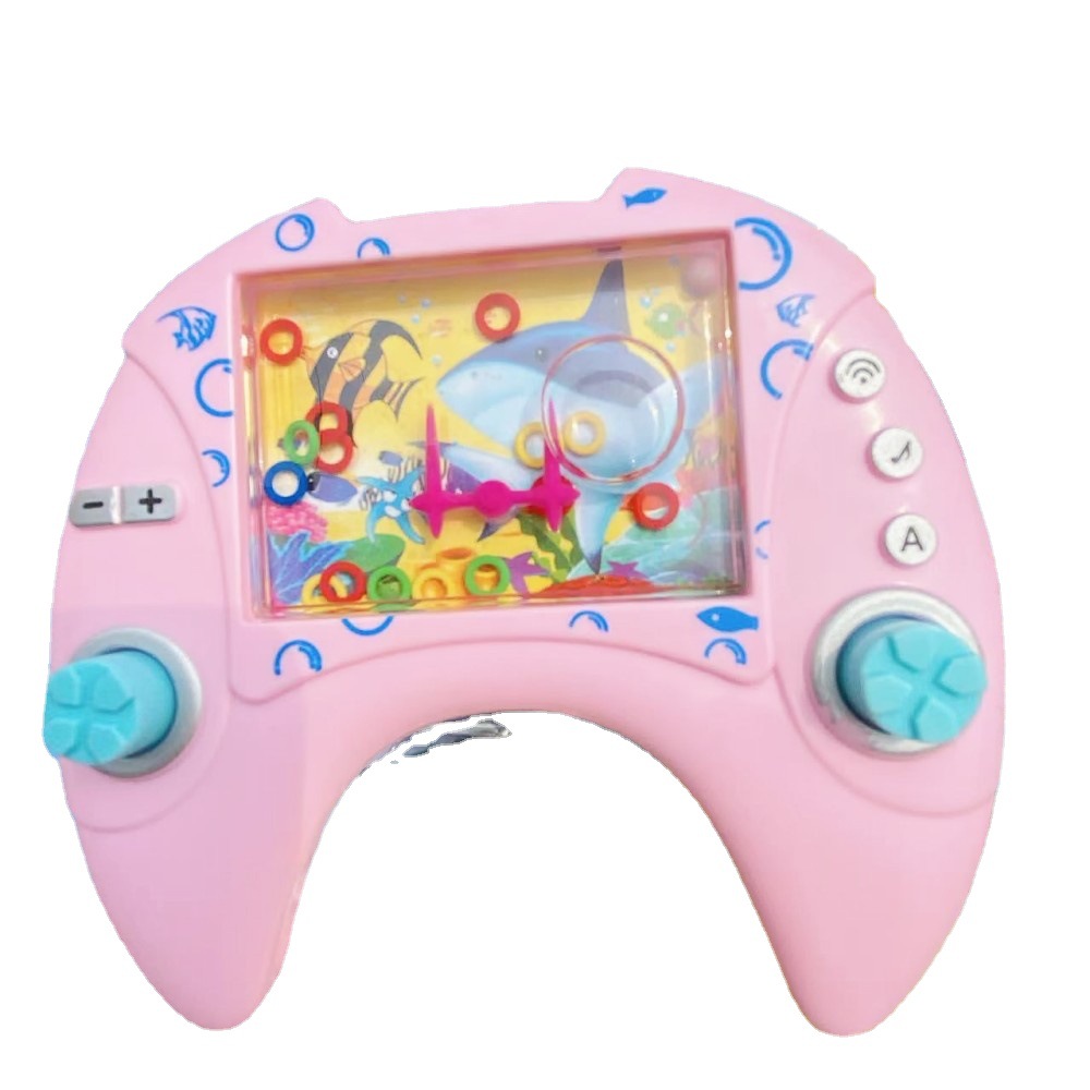 Anillo nostálgico dibujos animados al azar recta pequeña máquina de Juego Mini mano juguetes educativos para niños puesto suministro