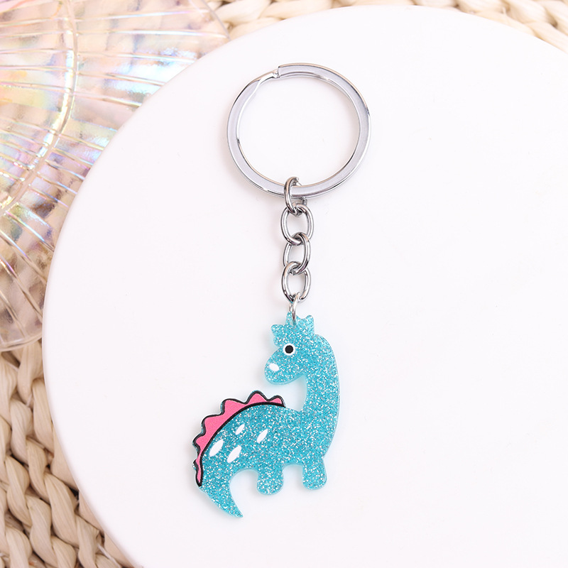 Simple Style Solid Color Stainless Steel Printing Keychain display picture 5