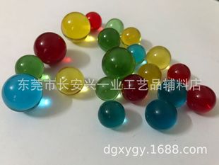Transparent Transparent Stained Glass Beads Fish Tank Landscaping Furniture Hardware Decoration 16mm Glass Beads