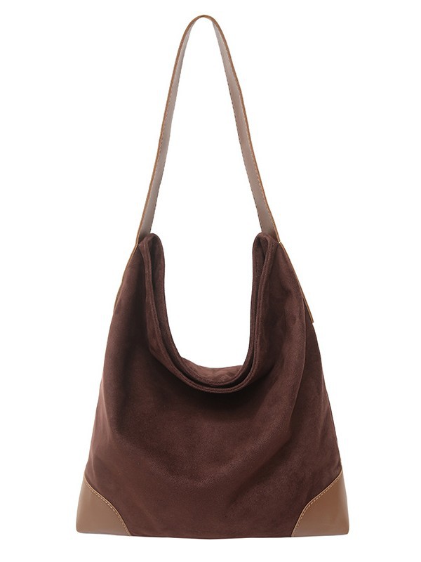 Commuting ins nicho zhong2025 otoño invierno bolsos retro versátiles y ligeros nuevos modelos TOT de hombro grande capacidad