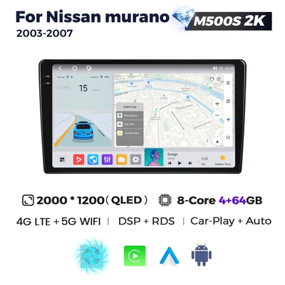 DVD Navigation Murano Android Large-Screen - m500s-2k-464-eight-core-full-network-7862