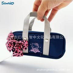 日本Sanrio三丽鸥Hello kitty凯蒂猫联名款大容量蝴蝶结保龄球包