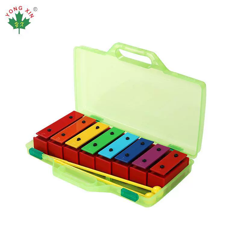 Стук в колокольчик пианино тональный кирпич восьмистональный ксилофон Музыкальный инструмент Orff детский музыкальный инструмент детский сад музыка Просвещение раннее образование учебные пособия