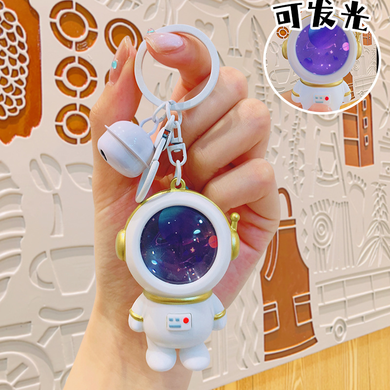 熊のかばんの小さい夜の明かりのキーホルダーのカバンのペンダントの創意的な雰囲気の明かりのキーチェーンの発光の贈り物insプレゼント