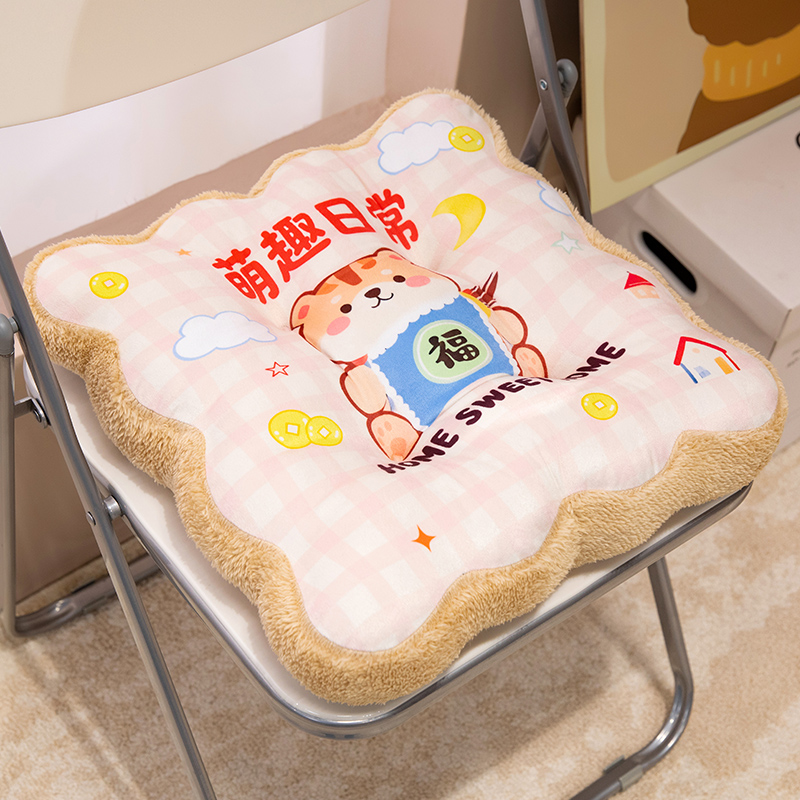 Cojín grueso para silla de peluche acolchado anti-fatiga para oficina y estudiantes image 9