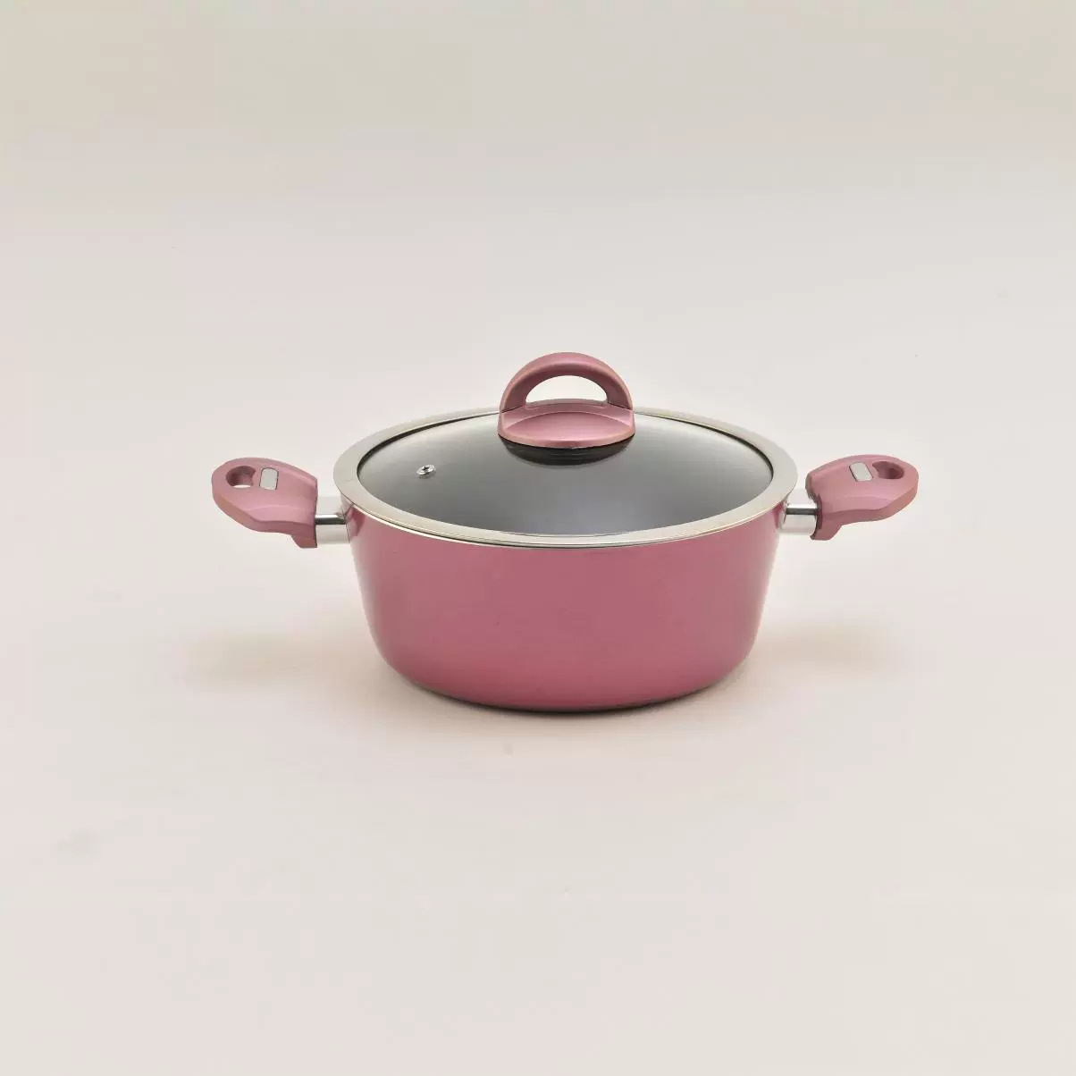 Juego de cuatro piezas de wok de aluminio simple transfronterizo, wok, sartén para sopa, olla para leche, juego de 7 piezas de ollas de regalo al por mayor.