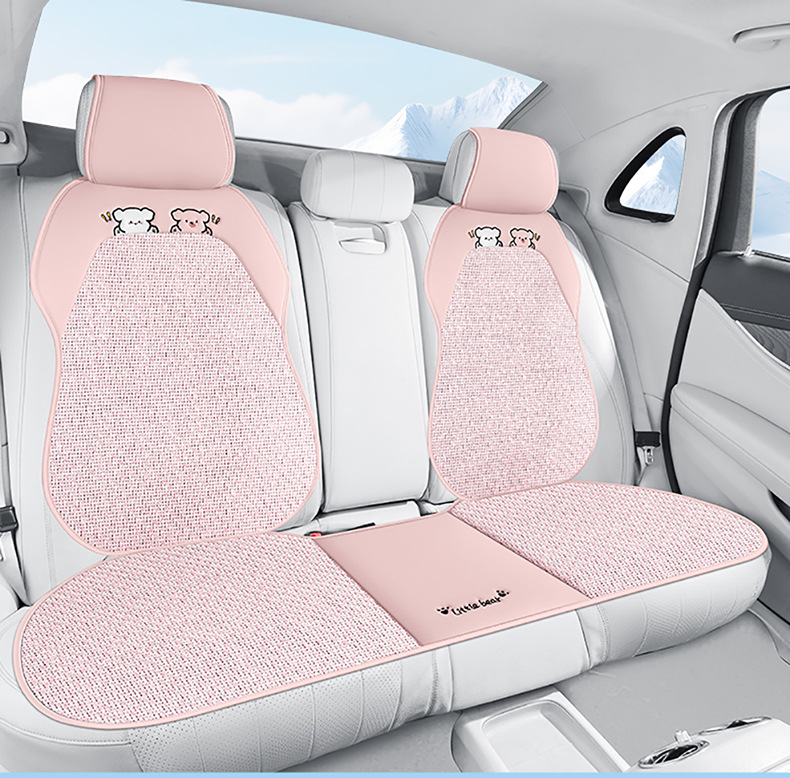 Factory Direct Sales Summer Universal Comfortable Breathable Simple and Stylish Seven-Piece Set Multi-Piece Set Car Seat Covers