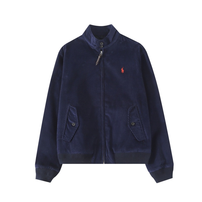 Ralph Lauren拉夫劳伦灯芯绒夹克刺绣小马老钱风干部风哈林顿外套|undefined
