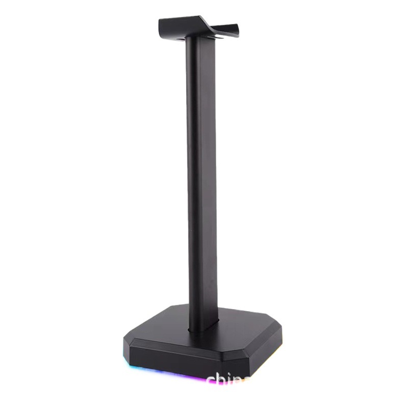 Soporte de auriculares desmontable RGB luz de la computadora auricular soporte faro pantalla escritorio desmontable