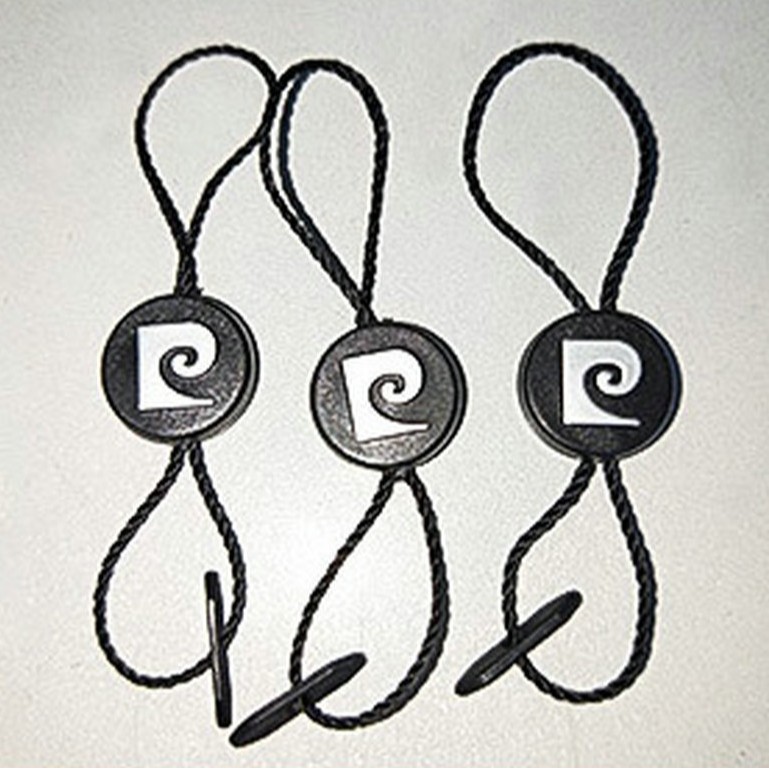 厂家供应服装吊粒 塑胶单插鞋帽吊粒箱包饰品烫金吊粒可印logo