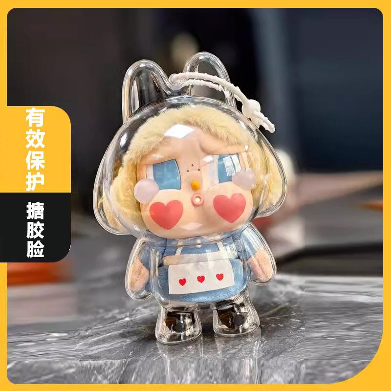 バブルマート ブラインドボックス 泣いている赤ちゃん ビニール保護カバー 防塵ペンダント 神の涙 透明アクリル保護ケース|undefined