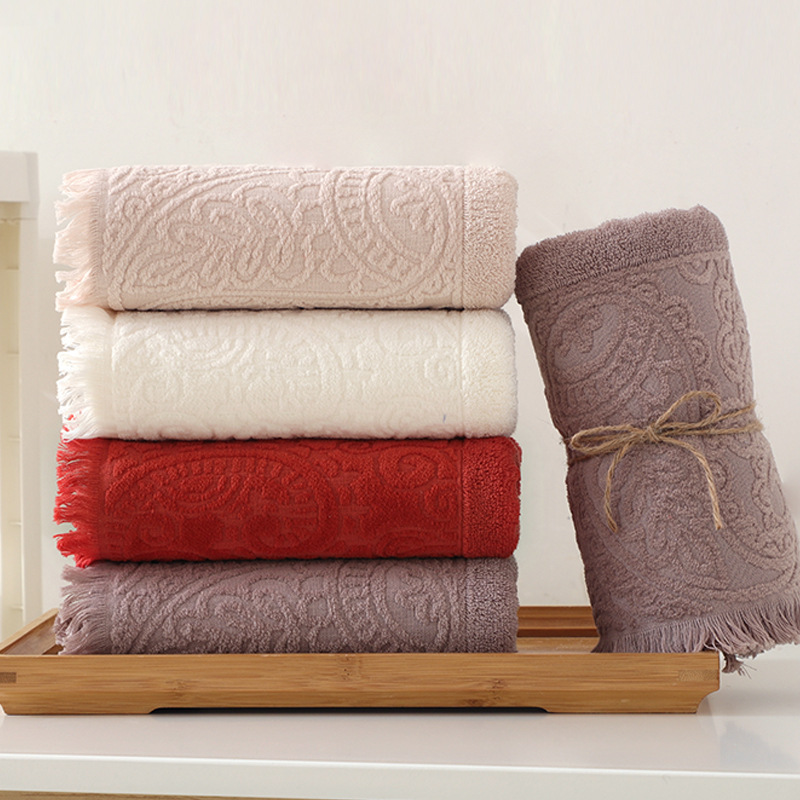 European and American wind tassel towel wholesale wedding towel hand gift wash towel annual meeting gift can be embroidered European and American wind tassel towel wholesale wedding towel hand gift wash towel annual meeting gift can be embroidered