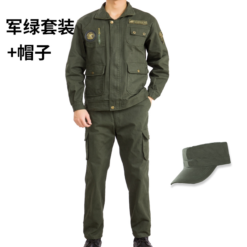 카키 세트 + 모자 [용접기 추천]