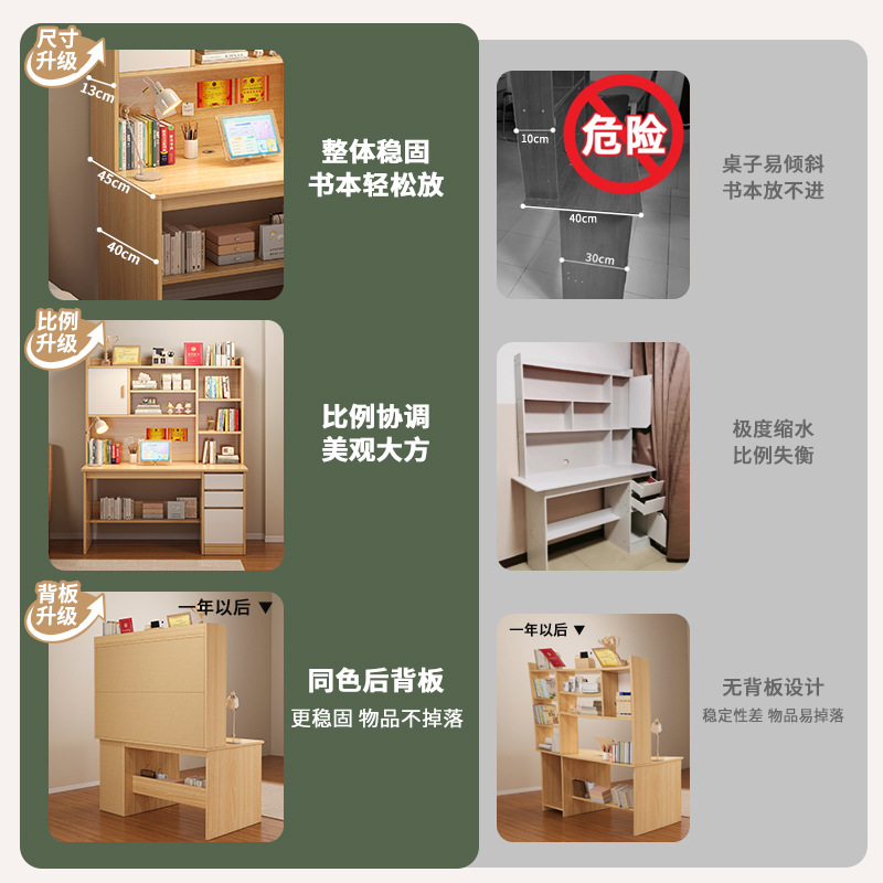 Escritorio de computadora escritorio escritorio de escritorio escritorio de escritorio de escritorio de estudio dormitorio de estudiantes escritorio moderno simple escritorio ecológico de madera sólida