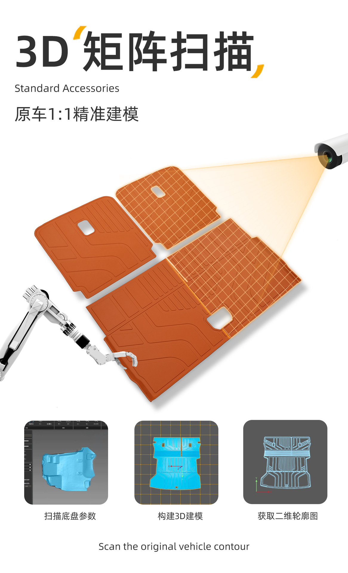 Suitable for Lynk & Co 900 trunk mat, 25-26 model, special six-seater trunk mat, modified decorative TPE car accessory