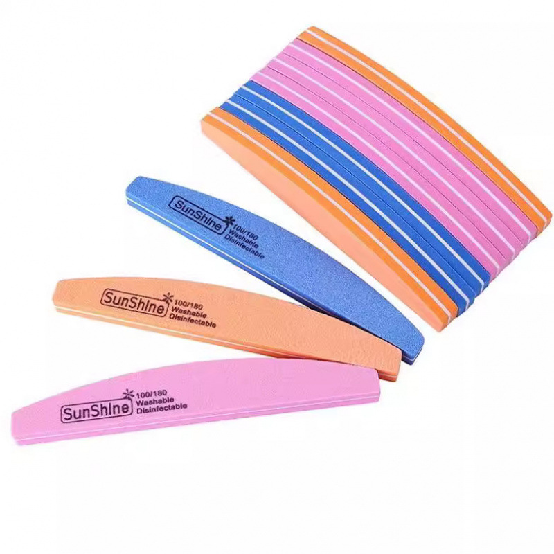 Lata de manicura, tira de frotamiento al por mayor, tira de pulido al por mayor, armadura fina de alta calidad, reparación de diamantes, reparación de blanco gris, pulido de doble cara