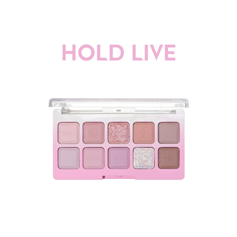 HOLD LIVE Клавиатура — матовая палетка теней, тени, десять цветов, для начинающих