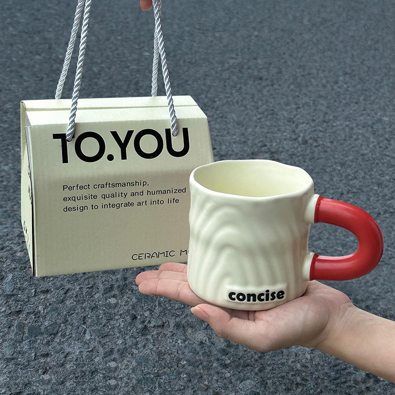 Inglés creativo taza de regalo de regalo de cumpleaños taza de cerámica de oficina taza de agua para el hogar