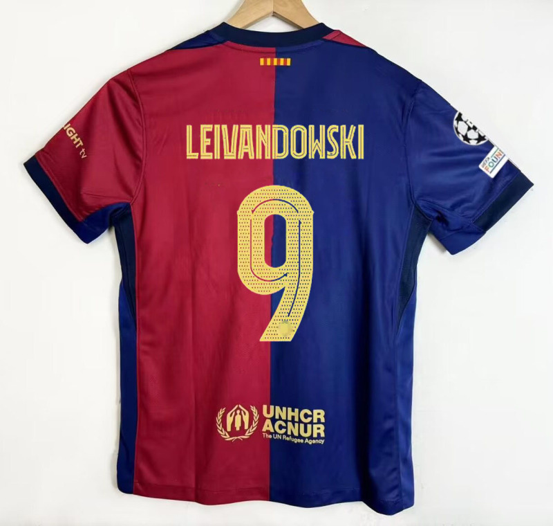 2425 バルセロナ ホーム アウェイ ジャージ ファン No.9 レヴァン No.19 アマール コルベット ジョイント サッカー ジャージ|undefined