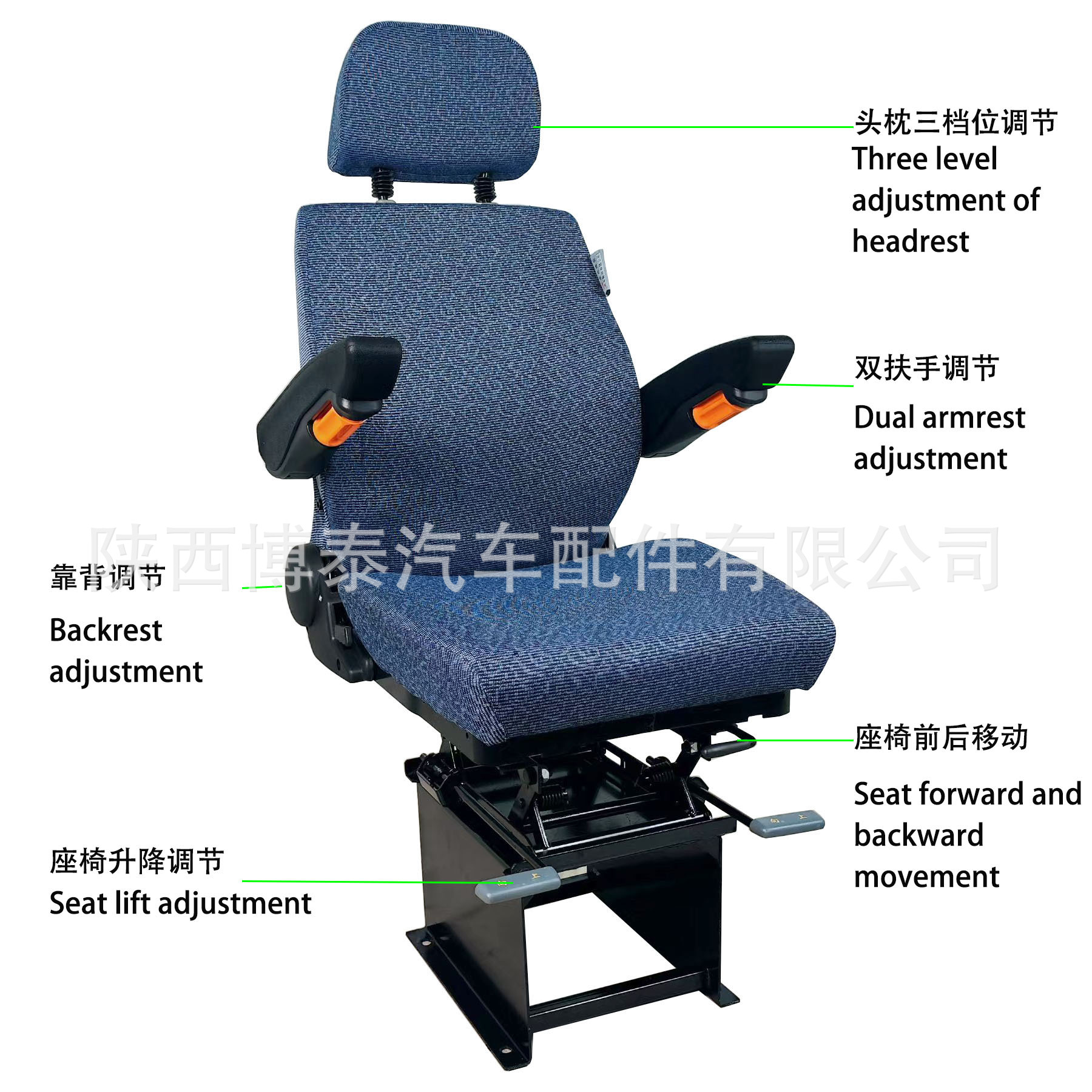 座椅操作说明