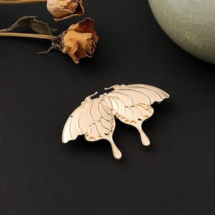 Antique DIY Material Imitation Diocui Moth Brooch Moth Hairpin Moth Hairpin Moth Hairpin Mother-in-the-Tire Bottom