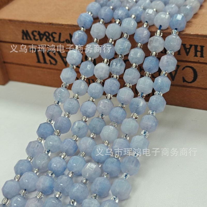 天然石玛瑙虎眼路路通散珠切面串珠服装辅料手链项链批发厂家直销|undefined