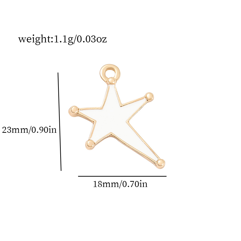 흰색 다섯개 별 [PJ1290]