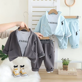 童套装;男式卫衣;三件套