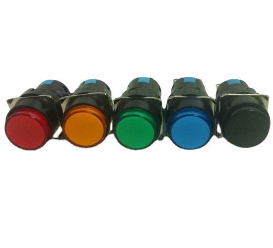 TAYEE16mm系列LA42(B)PD带灯按钮方形/圆形 自锁/自复位按钮开关