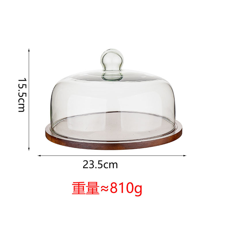 Hot sale retro Acacia pastel bandeja de sala de estar casera snack plato de postres fiesta de exhibición de plato de frutas