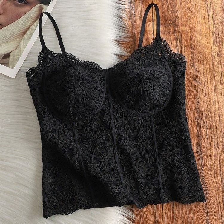 Chaleco de encaje de cabello