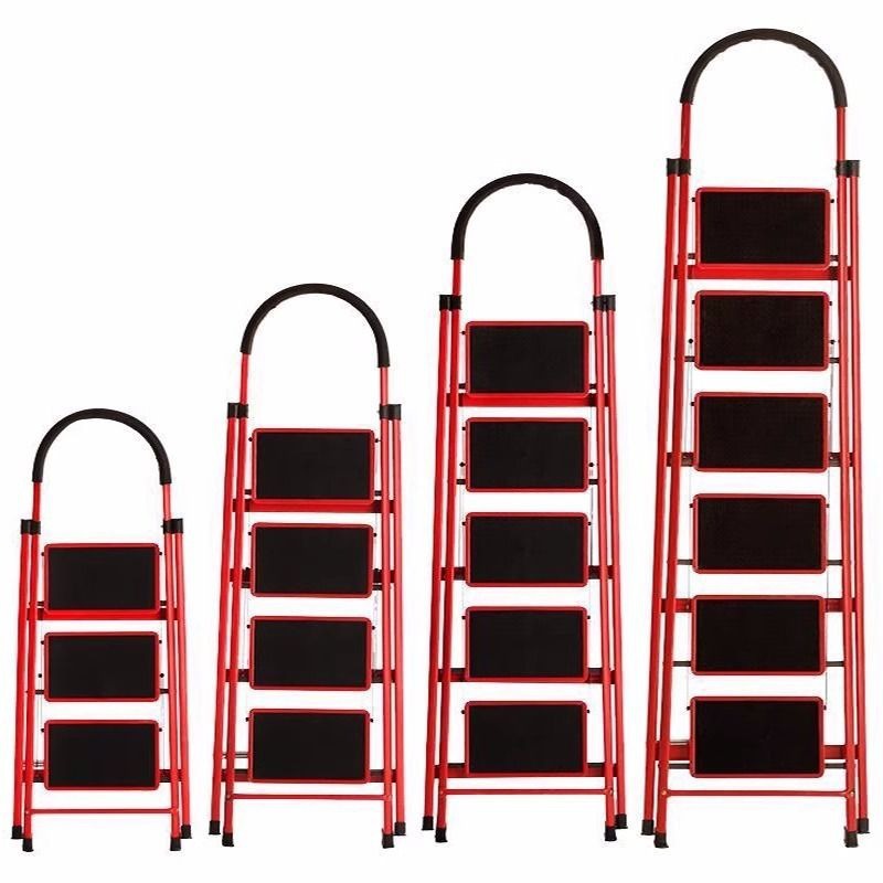 escalera doméstica plegable telescópico escalera interior multifuncional gruesa elevación de cinco pasos escalera de escalada