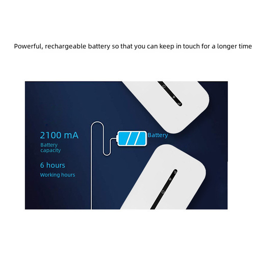 M8 4G Portable WiFi Car MIFI Device with SIM Card Slot and Router, 2100mAh Battery