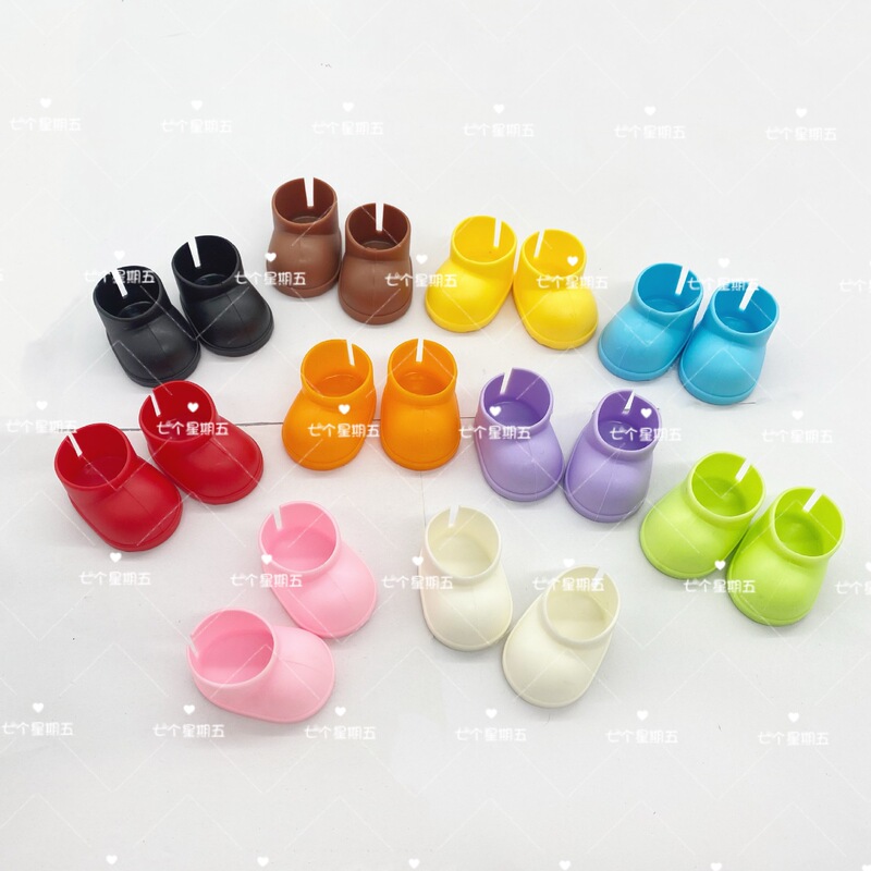 Stand Labubu10CM15 cm cotton doll doll doll shoes short rain boots toy accessories wholesale