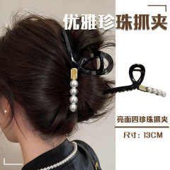 抓夹大号夏日女2025新款发夹后脑勺发抓夹子饰品磨砂鲨鱼夹高级感