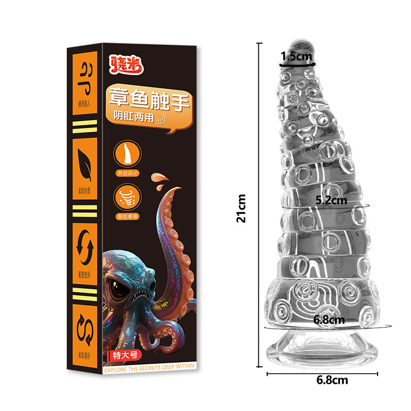 Snapmi macho cristal lobo brazo vibratorio condón pene retrasado anillo pinchazo pareja artículos sexuales adultos interés