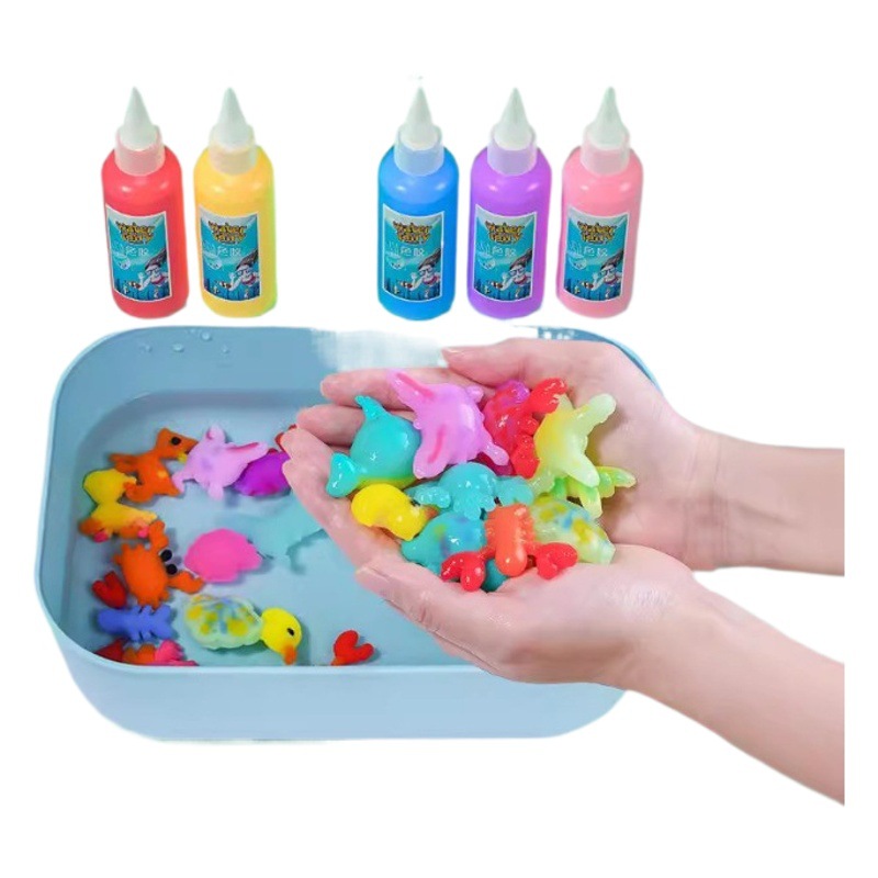 Los niños de agua mágica elfo molde de agua bebé suplemento líquido hecho a mano DIY material de producción paquete juguetes educativos de las niñas