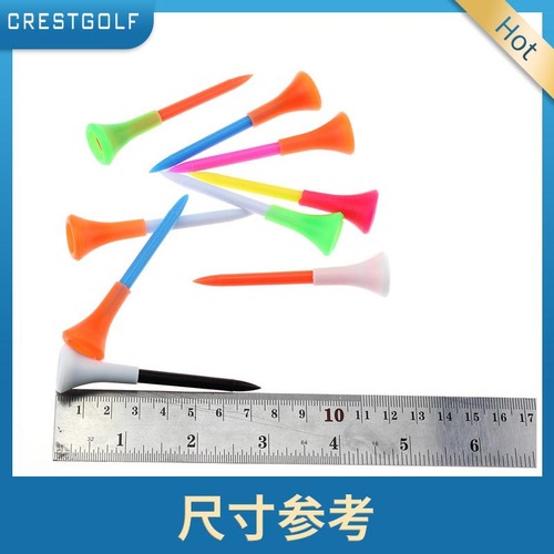 Golf Double-layer Rubber Nail Rubber Sleeve Plastic Nail Durable Golf Tee Tee Holder Multiple Specifications and Colors Available