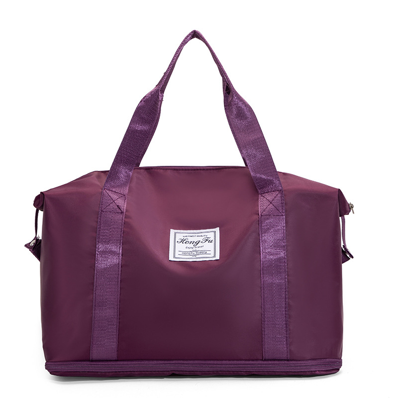 Nueva bolsa de almacenamiento impermeable transfronteriza mayorista Oxford expansión de gran capacidad portátil simple bolso de hombro deportivo