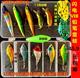 Fishing Lures Kit Mixed Including Minnow Popper Crank Baits with Hooks for Saltwater Freshwater Trout Bass Salmon Fishing