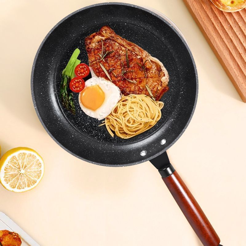 煎锅不沾锅麦饭石不粘锅平底锅家用煎饼牛排锅煤气灶电磁炉通代发|undefined