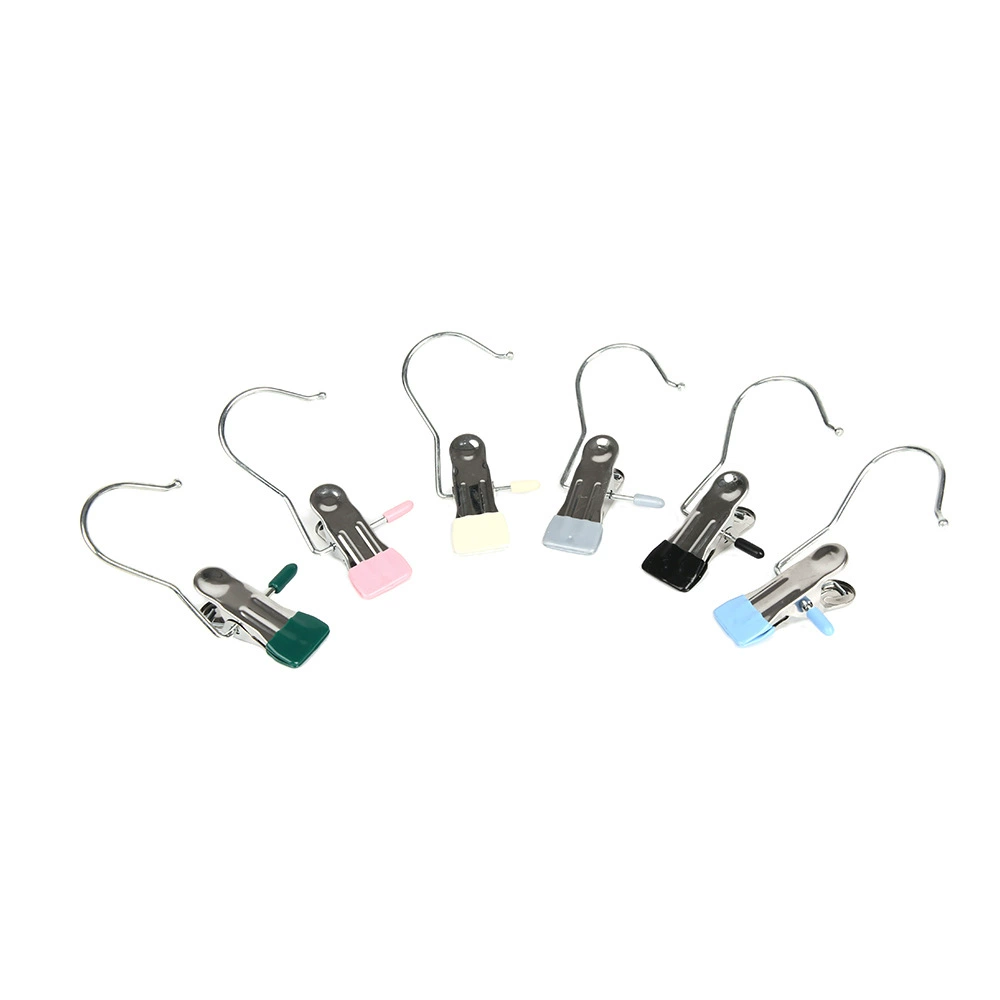 Зажим для крючка, без следов полотенца, шапка, носки, ветрозащитный зажим для брюк с зажимом для хранения крючка, фабричный оптовый зажим для сушки одежды